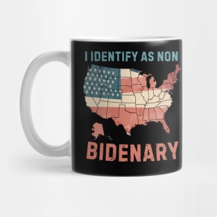 I identify as non Bidenary (v4) Mug